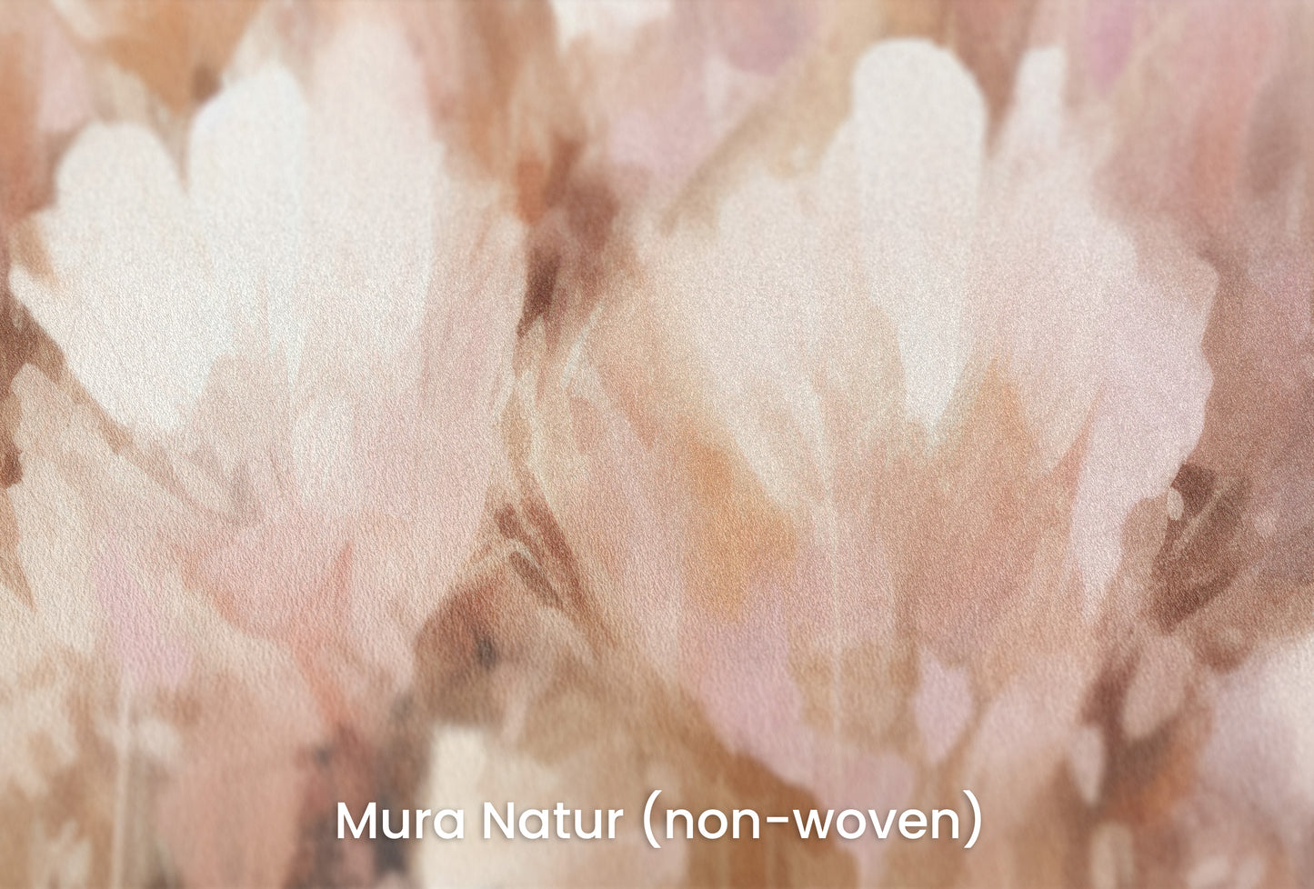 Zbliżenie na artystyczną fototapetę o nazwie Petal Whisper na podłożu Mura Natur (non-woven) - naturalne i ekologiczne podłoże.
