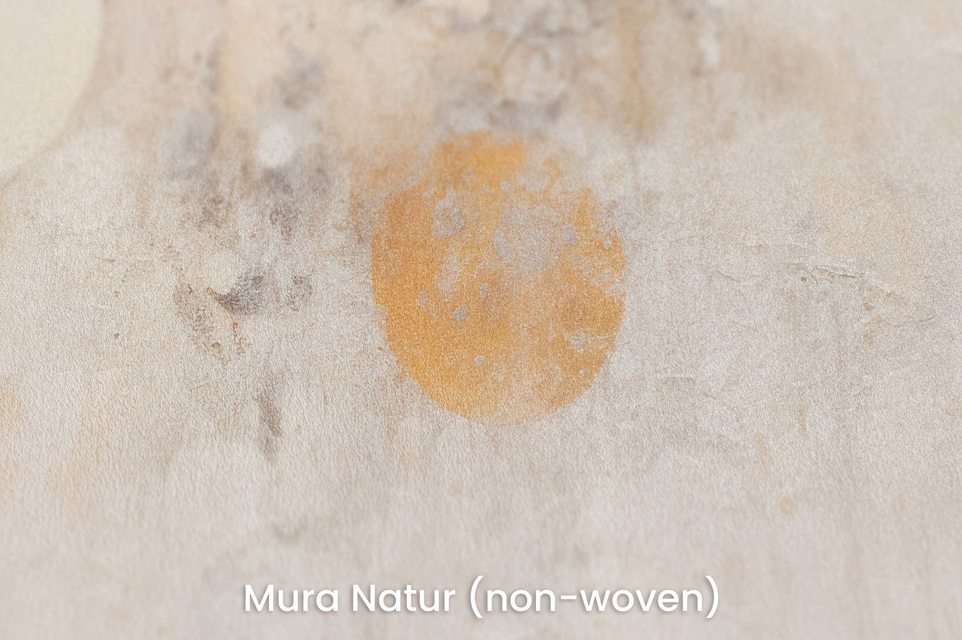 Zbliżenie na artystyczną fototapetę o nazwie ORBITAL WHISPER CANVAS na podłożu Mura Natur (non-woven) - naturalne i ekologiczne podłoże.