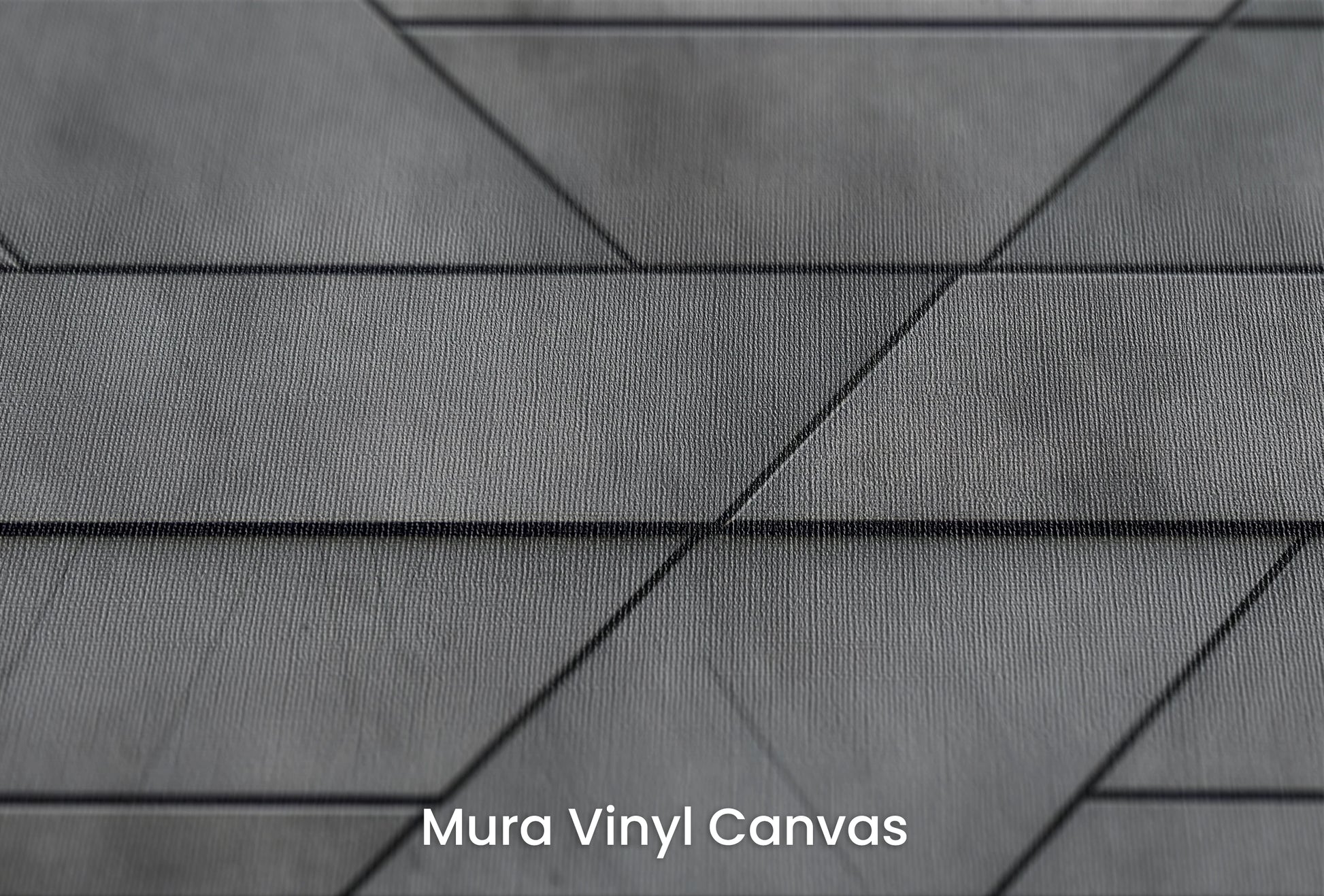 Zbliżenie na artystyczną fototapetę o nazwie Diagonal Array na podłożu Mura Vinyl Canvas - faktura naturalnego płótna.