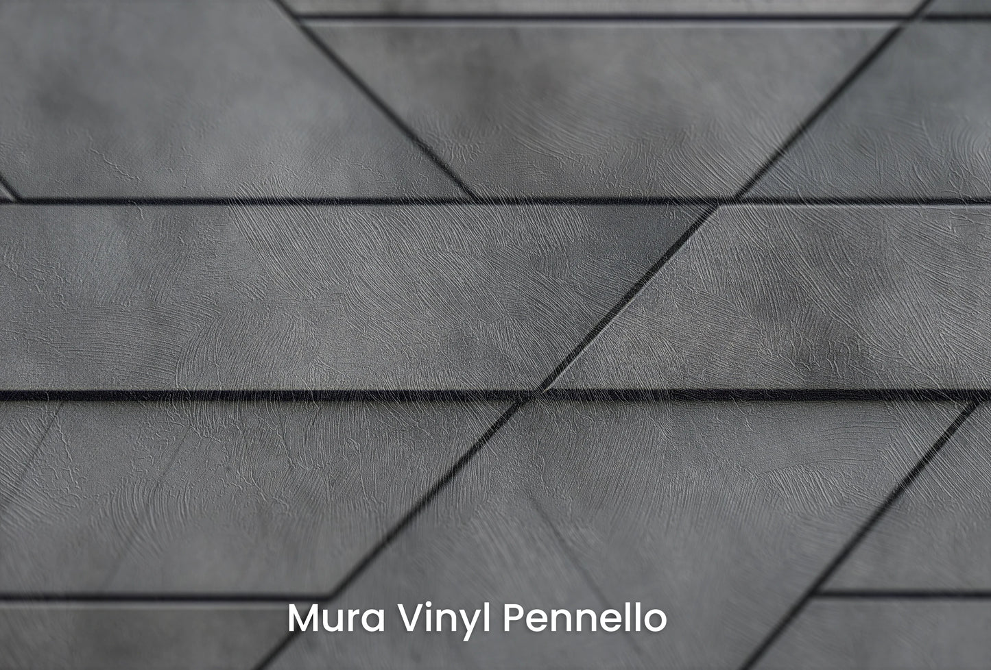 Zbliżenie na artystyczną fototapetę o nazwie Diagonal Array na podłożu Mura Vinyl Pennello - faktura pociągnięć pędzla malarskiego.