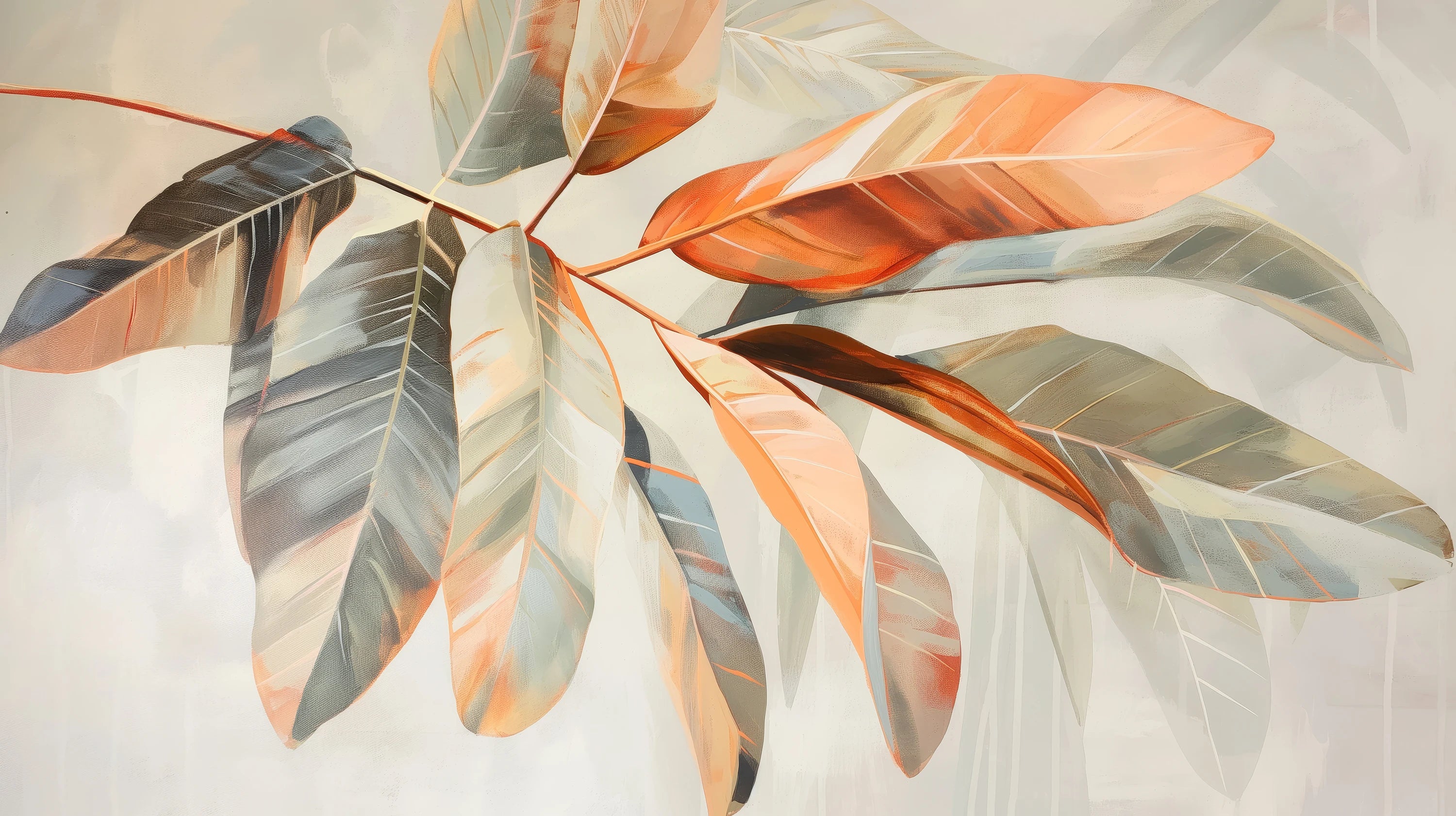 Pattern preview: Prezentacja całego wzoru fototapety o nazwie Tropical Dawn