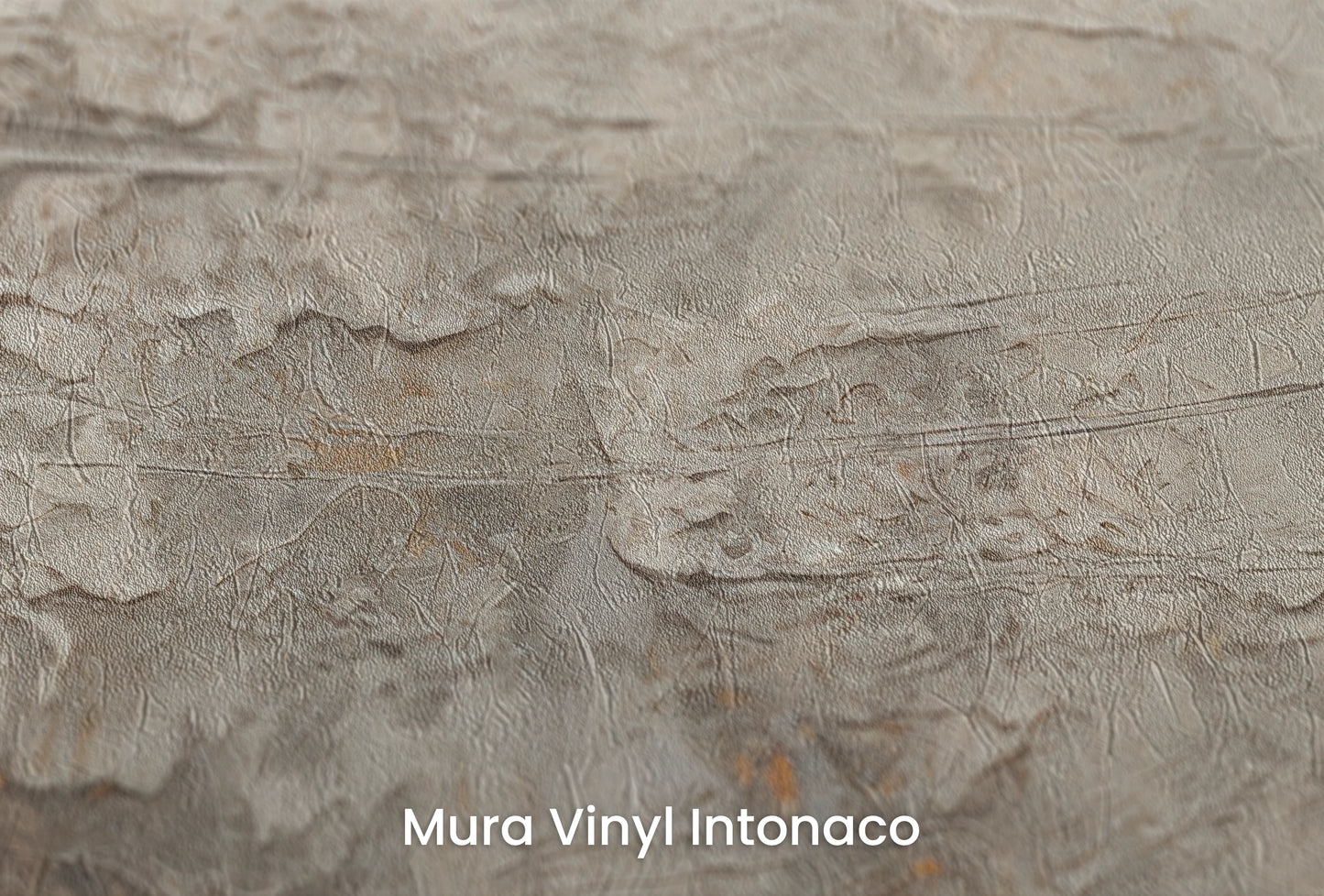 Zbliżenie na artystyczną fototapetę o nazwie Mercury's Veins na podłożu Mura Vinyl Intonaco - struktura tartego tynku.