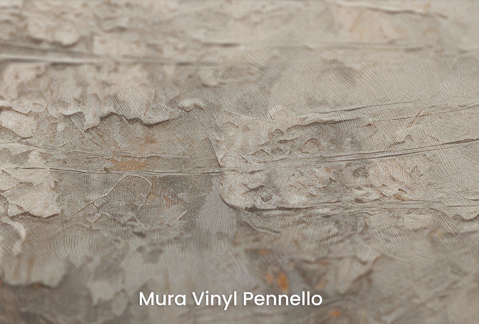 Zbliżenie na artystyczną fototapetę o nazwie Mercury's Veins na podłożu Mura Vinyl Pennello - faktura pociągnięć pędzla malarskiego.