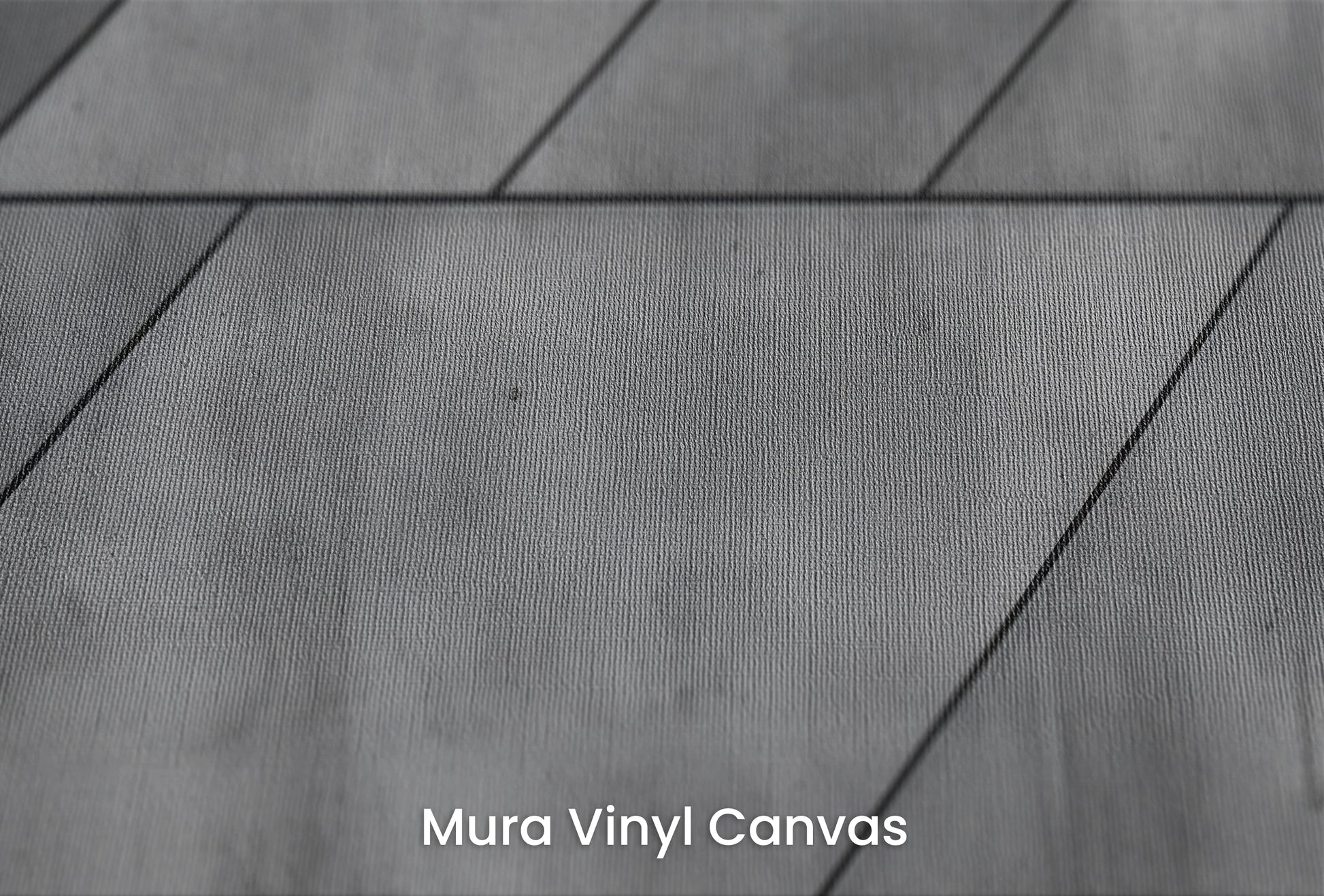 Zbliżenie na artystyczną fototapetę o nazwie Concrete Rays na podłożu Mura Vinyl Canvas - faktura naturalnego płótna.