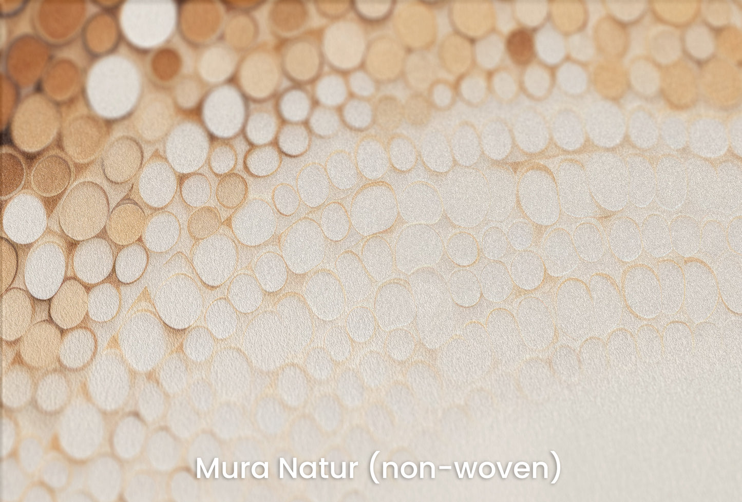Zbliżenie na artystyczną fototapetę o nazwie RUSTIC COFFEE TONES CASCADE na podłożu Mura Natur (non-woven) - naturalne i ekologiczne podłoże.