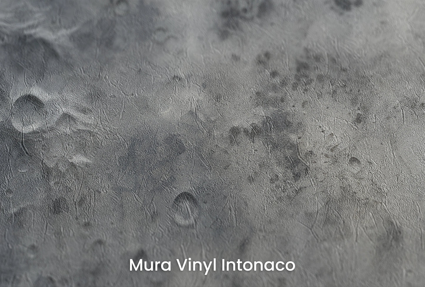 Zbliżenie na artystyczną fototapetę o nazwie Lunar Shadows na podłożu Mura Vinyl Intonaco - struktura tartego tynku.