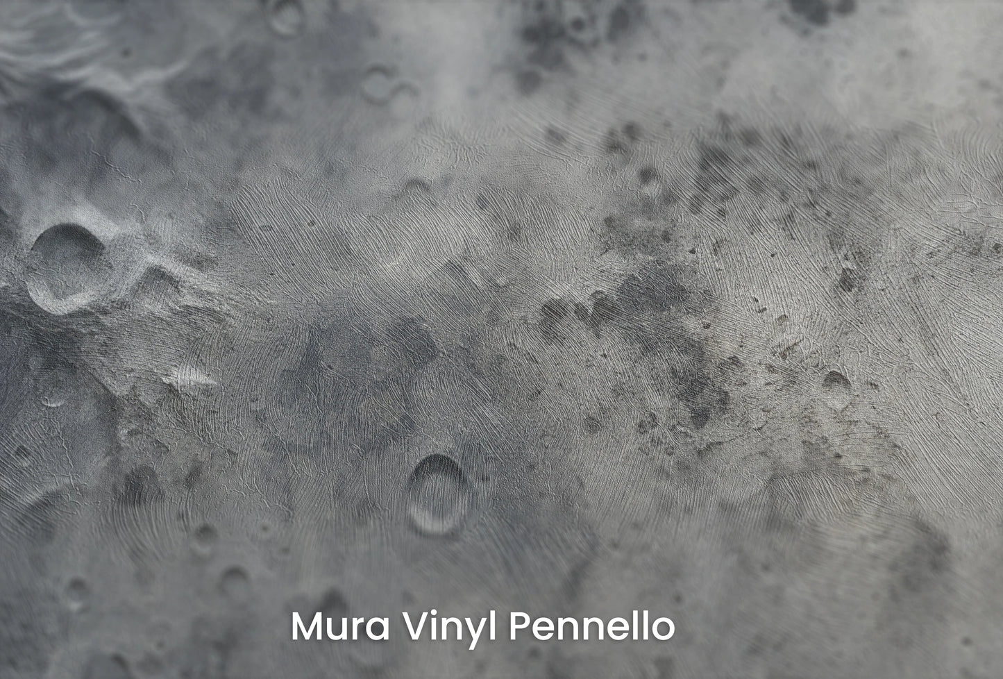 Zbliżenie na artystyczną fototapetę o nazwie Lunar Shadows na podłożu Mura Vinyl Pennello - faktura pociągnięć pędzla malarskiego.