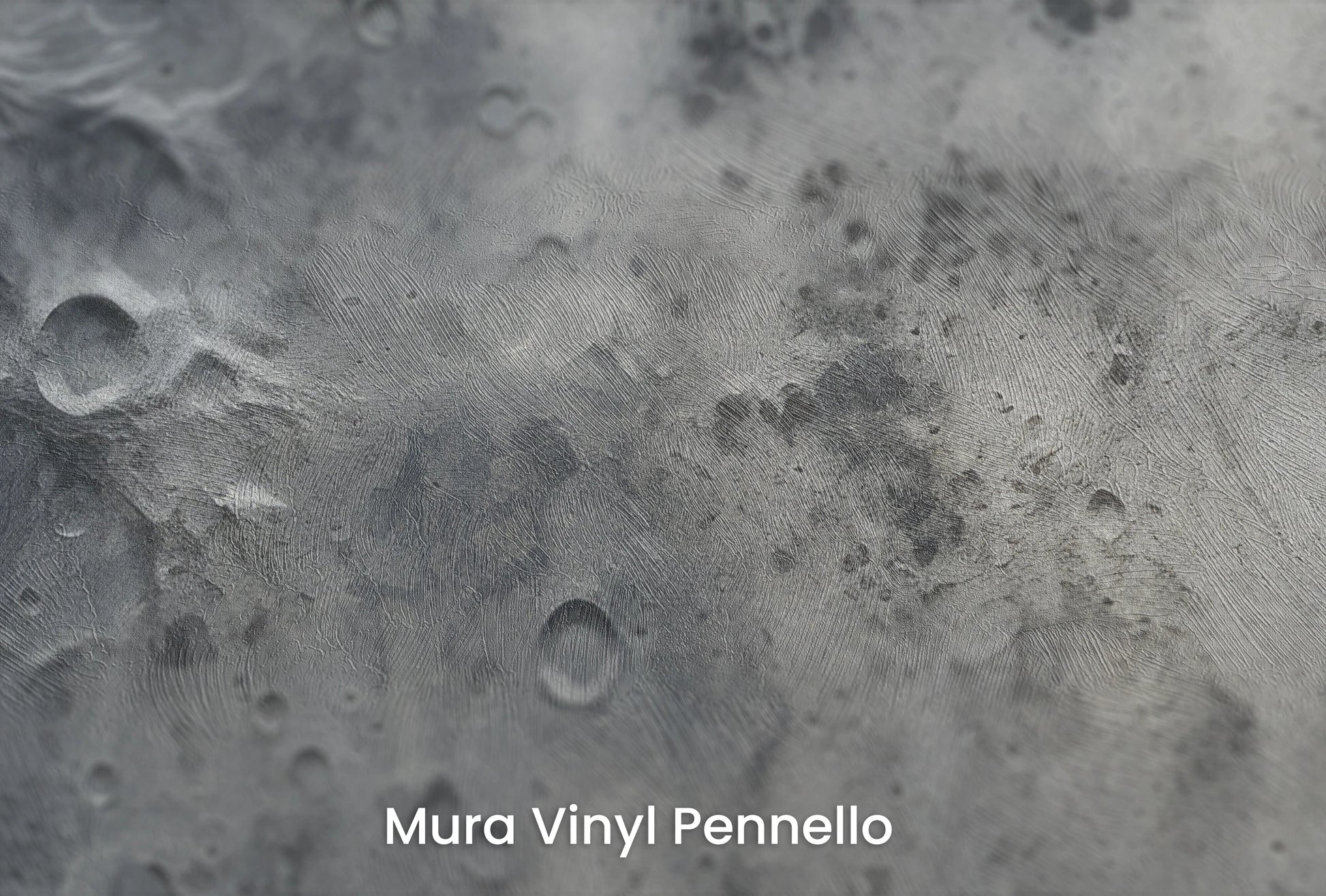 Zbliżenie na artystyczną fototapetę o nazwie Lunar Shadows na podłożu Mura Vinyl Pennello - faktura pociągnięć pędzla malarskiego.