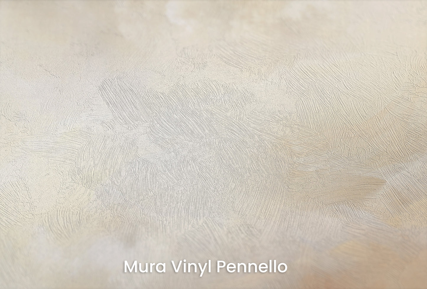 Zbliżenie na artystyczną fototapetę o nazwie SOLAR FLARE AURA na podłożu Mura Vinyl Pennello - faktura pociągnięć pędzla malarskiego.