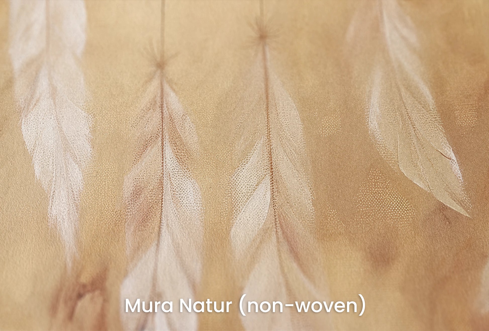 Zbliżenie na artystyczną fototapetę o nazwie Subtle Elegance na podłożu Mura Natur (non-woven) - naturalne i ekologiczne podłoże.