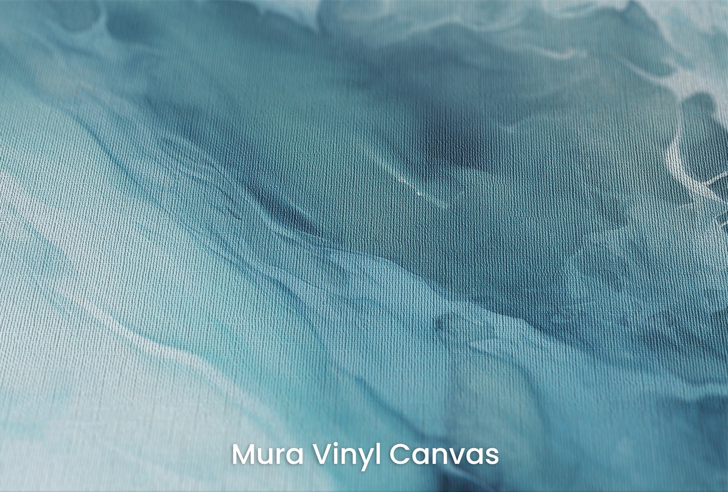 Zbliżenie na artystyczną fototapetę o nazwie Arctic Neptune #2 na podłożu Mura Vinyl Canvas - faktura naturalnego płótna.