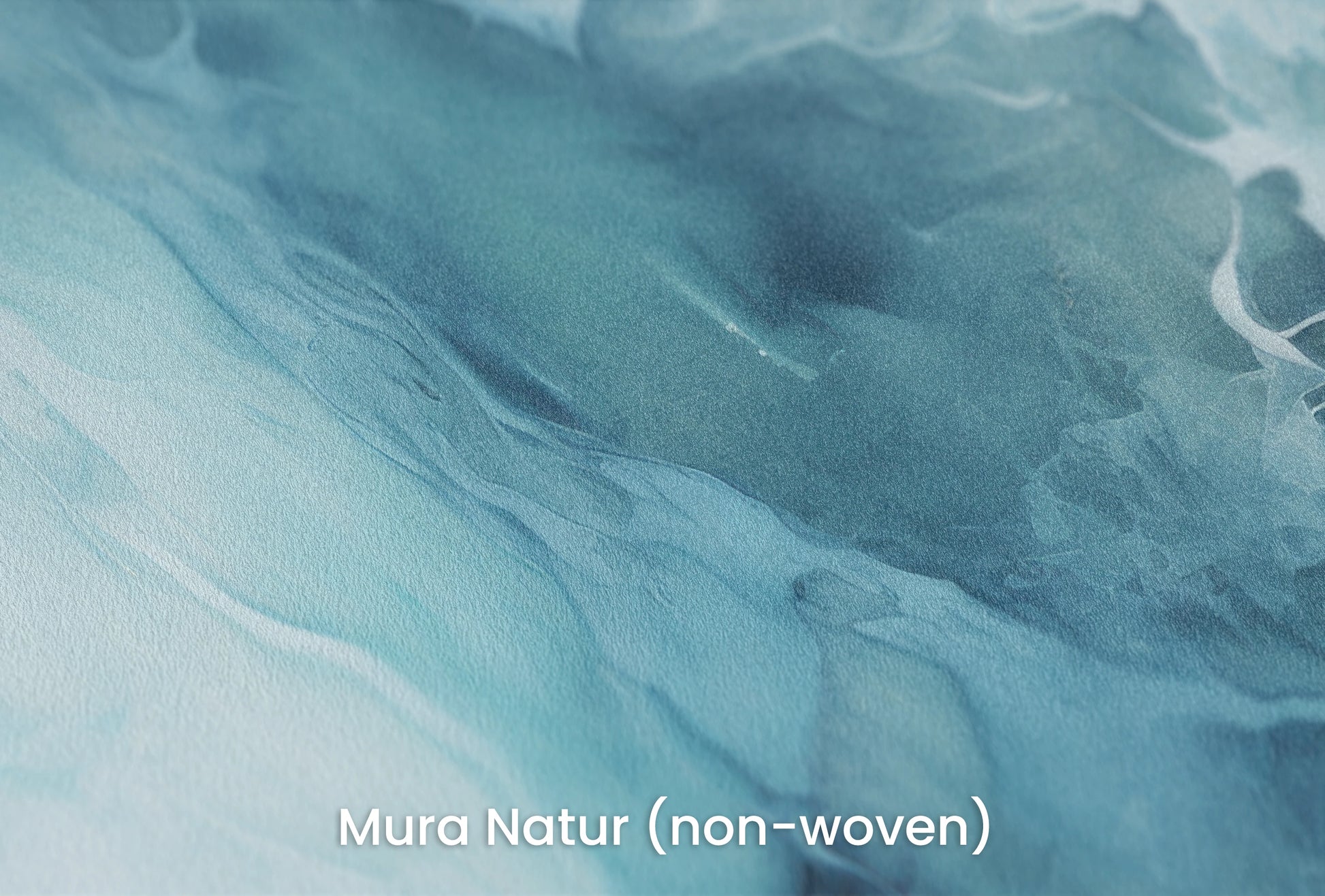 Zbliżenie na artystyczną fototapetę o nazwie Arctic Neptune #2 na podłożu Mura Natur (non-woven) - naturalne i ekologiczne podłoże.