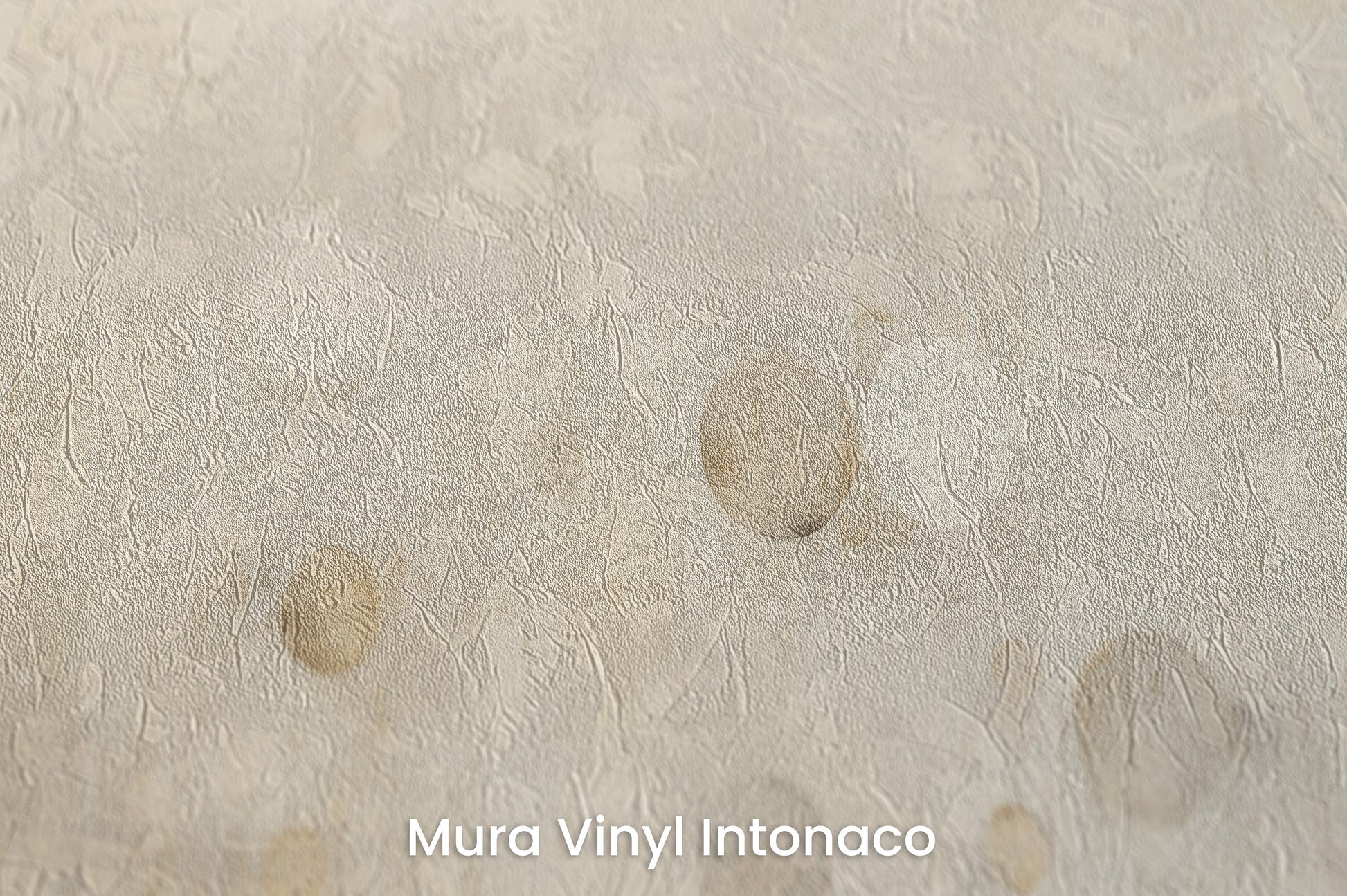 Zbliżenie na artystyczną fototapetę o nazwie CELESTIAL DRIFT ILLUSION na podłożu Mura Vinyl Intonaco - struktura tartego tynku.