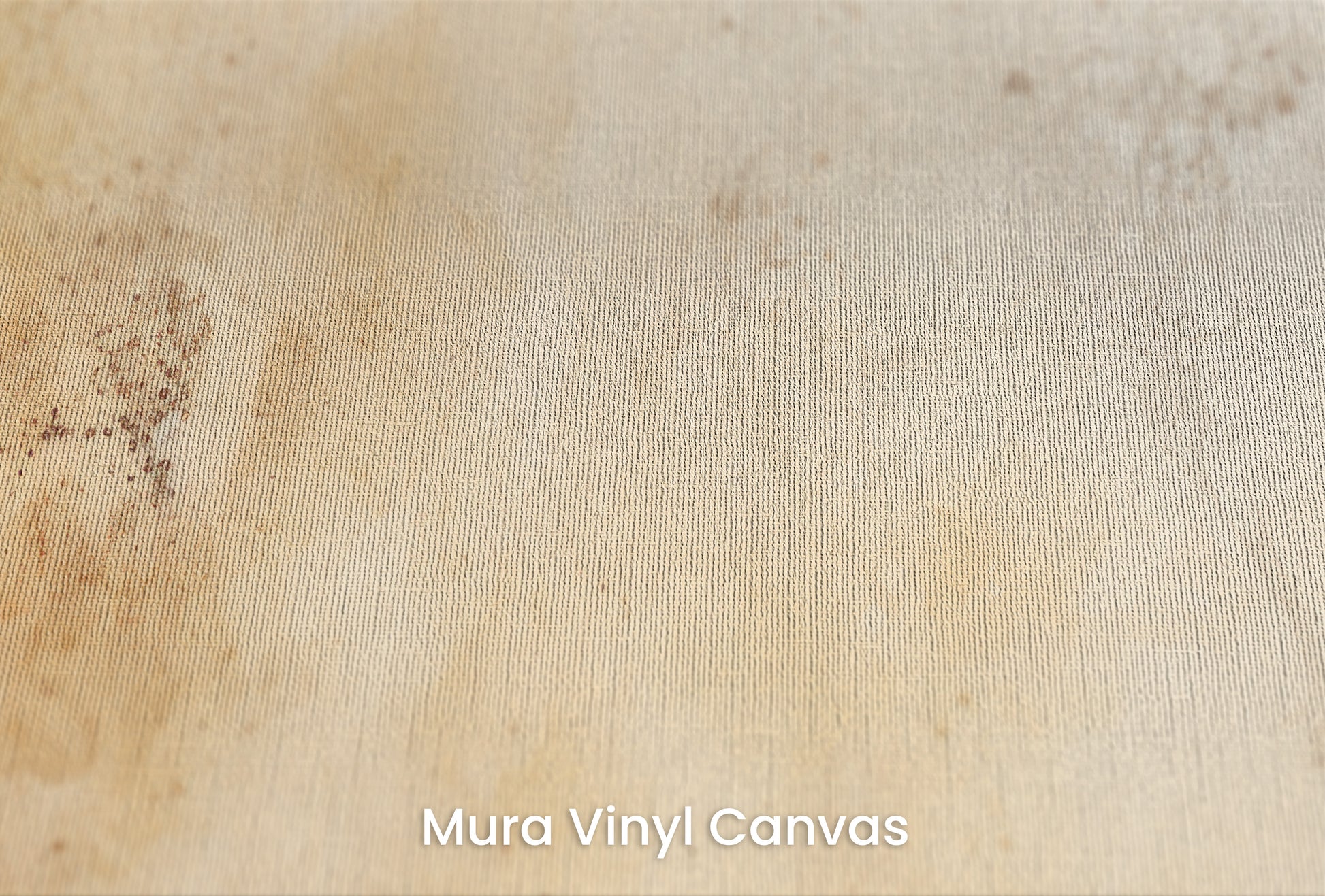 Zbliżenie na artystyczną fototapetę o nazwie EARTHEN WARMTH EMBRACE na podłożu Mura Vinyl Canvas - faktura naturalnego płótna.