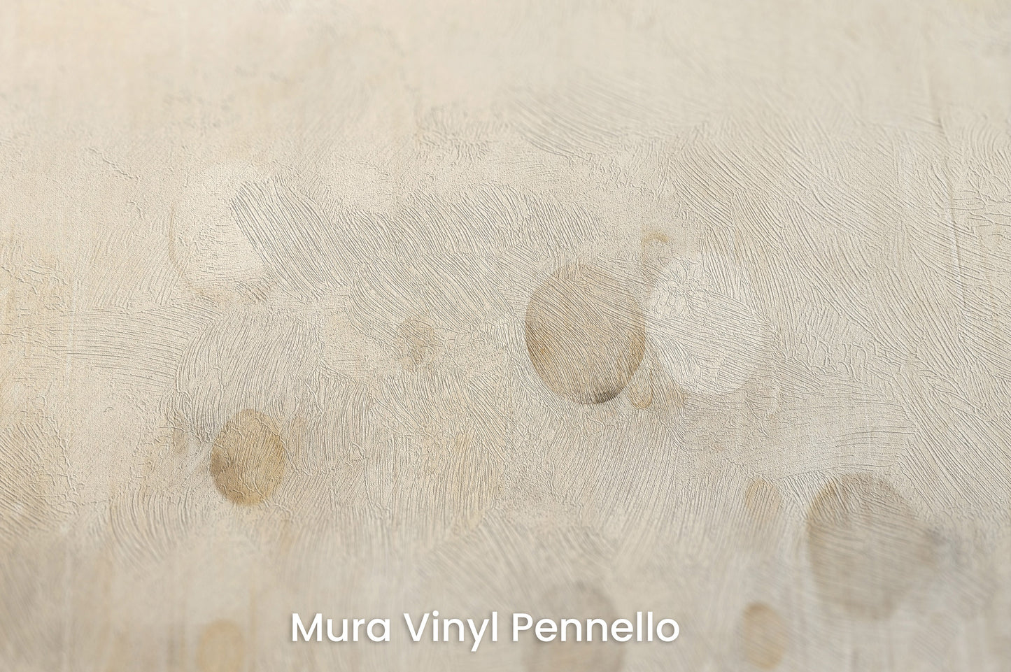 Zbliżenie na artystyczną fototapetę o nazwie CELESTIAL DRIFT ILLUSION na podłożu Mura Vinyl Pennello - faktura pociągnięć pędzla malarskiego.