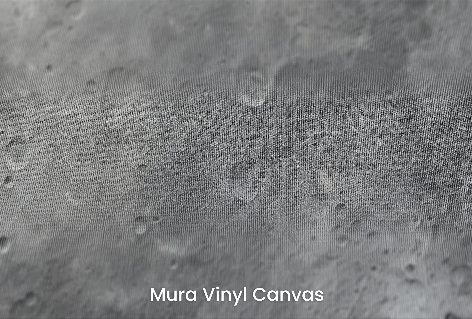 Zbliżenie na artystyczną fototapetę o nazwie Monochrome Moon na podłożu Mura Vinyl Canvas - faktura naturalnego płótna.