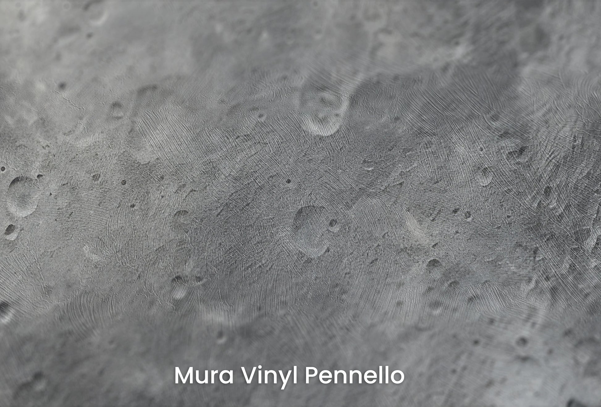 Zbliżenie na artystyczną fototapetę o nazwie Monochrome Moon na podłożu Mura Vinyl Pennello - faktura pociągnięć pędzla malarskiego.