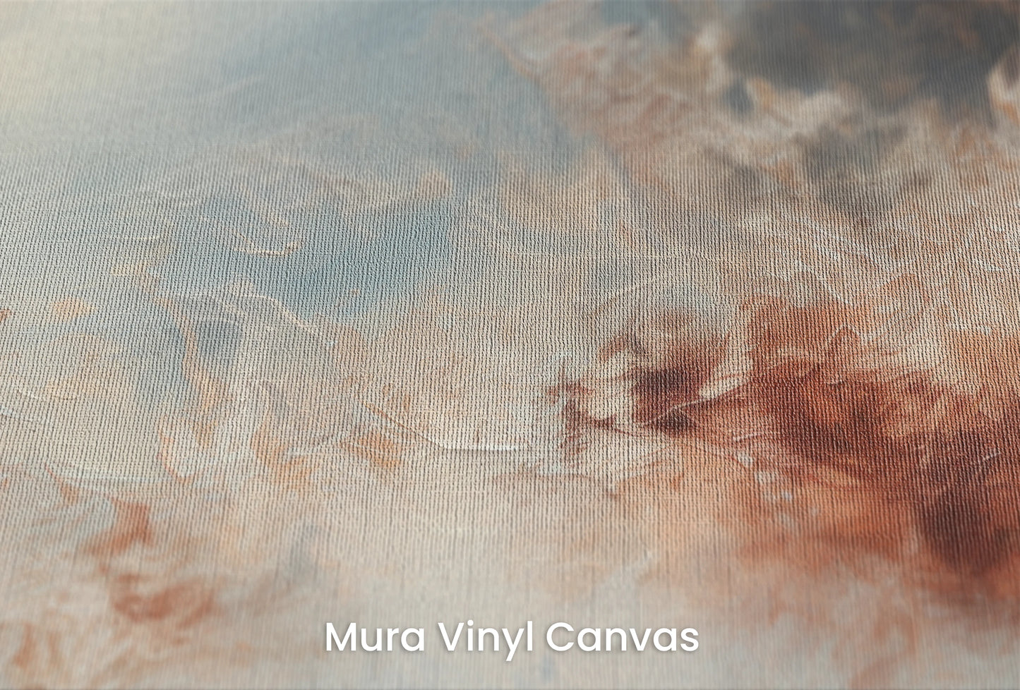 Zbliżenie na artystyczną fototapetę o nazwie Cosmic Flow na podłożu Mura Vinyl Canvas - faktura naturalnego płótna.