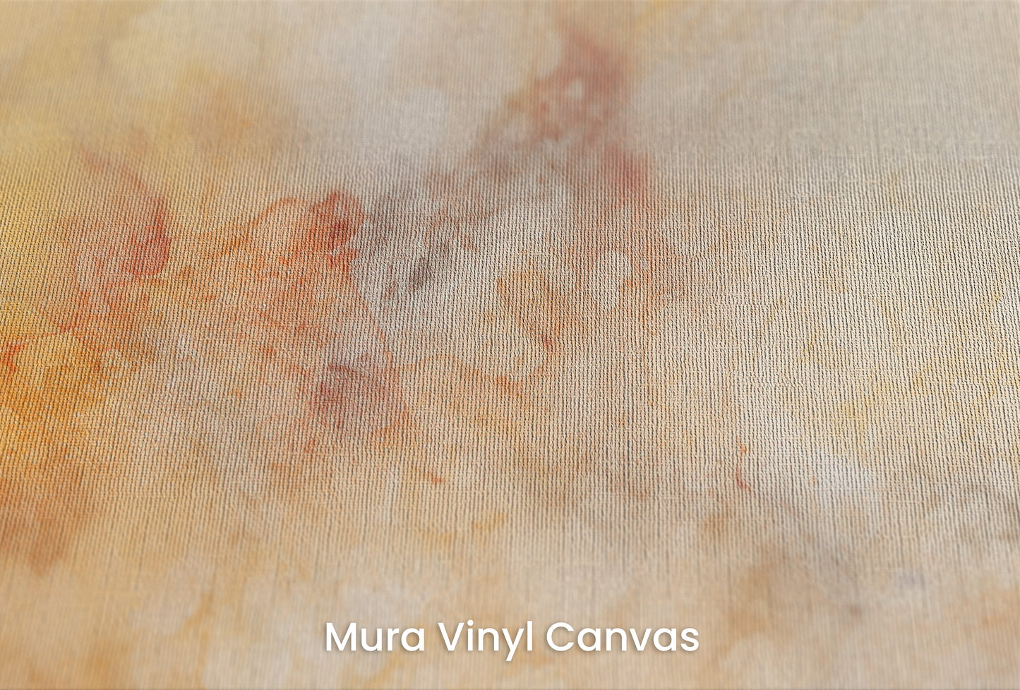 Zbliżenie na artystyczną fototapetę o nazwie AMBER DREAMSCAPE na podłożu Mura Vinyl Canvas - faktura naturalnego płótna.