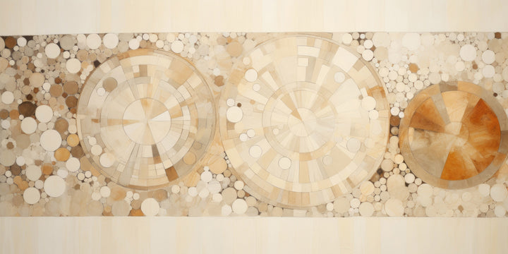 Prezentacja całego wzoru fototapety o nazwie SUNSTONE RADIANCE PATTERN