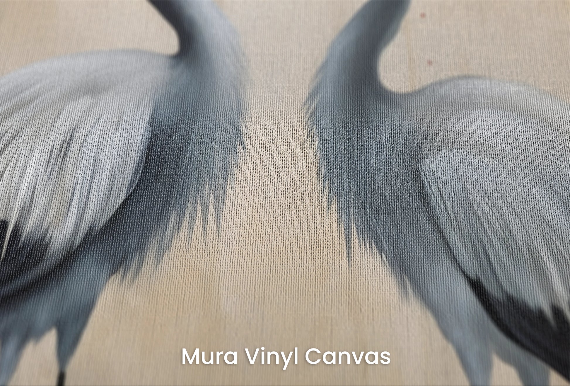 Zbliżenie na artystyczną fototapetę o nazwie Autumn Elegance #2 na podłożu Mura Vinyl Canvas - faktura naturalnego płótna.