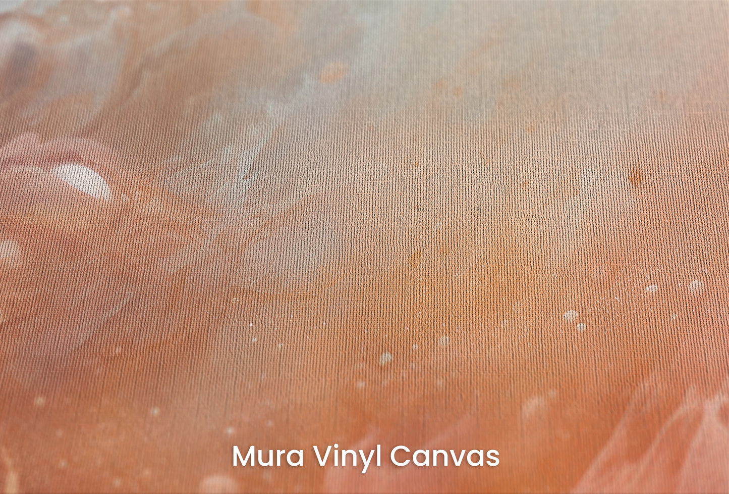 Zbliżenie na artystyczną fototapetę o nazwie Solar Nebula na podłożu Mura Vinyl Canvas - faktura naturalnego płótna.