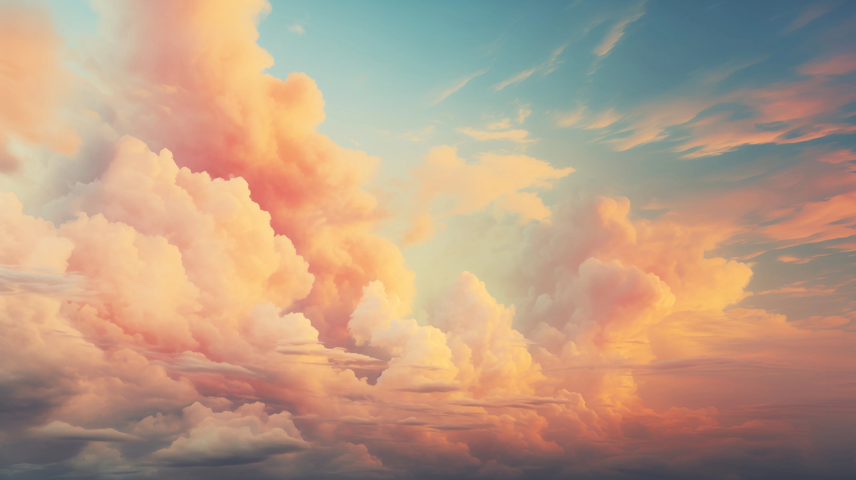 Podgląd wzoru: Prezentacja całego wzoru fototapety o nazwie Cotton Clouds
