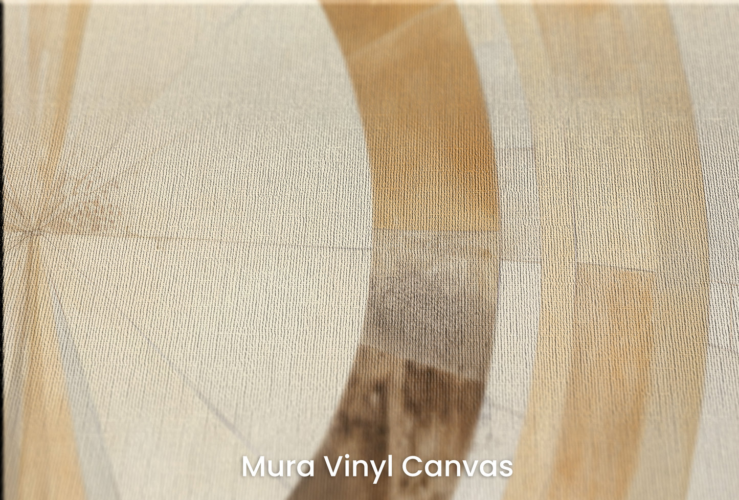 Zbliżenie na artystyczną fototapetę o nazwie SUN-KISSED MARBLE ARCH na podłożu Mura Vinyl Canvas - faktura naturalnego płótna.