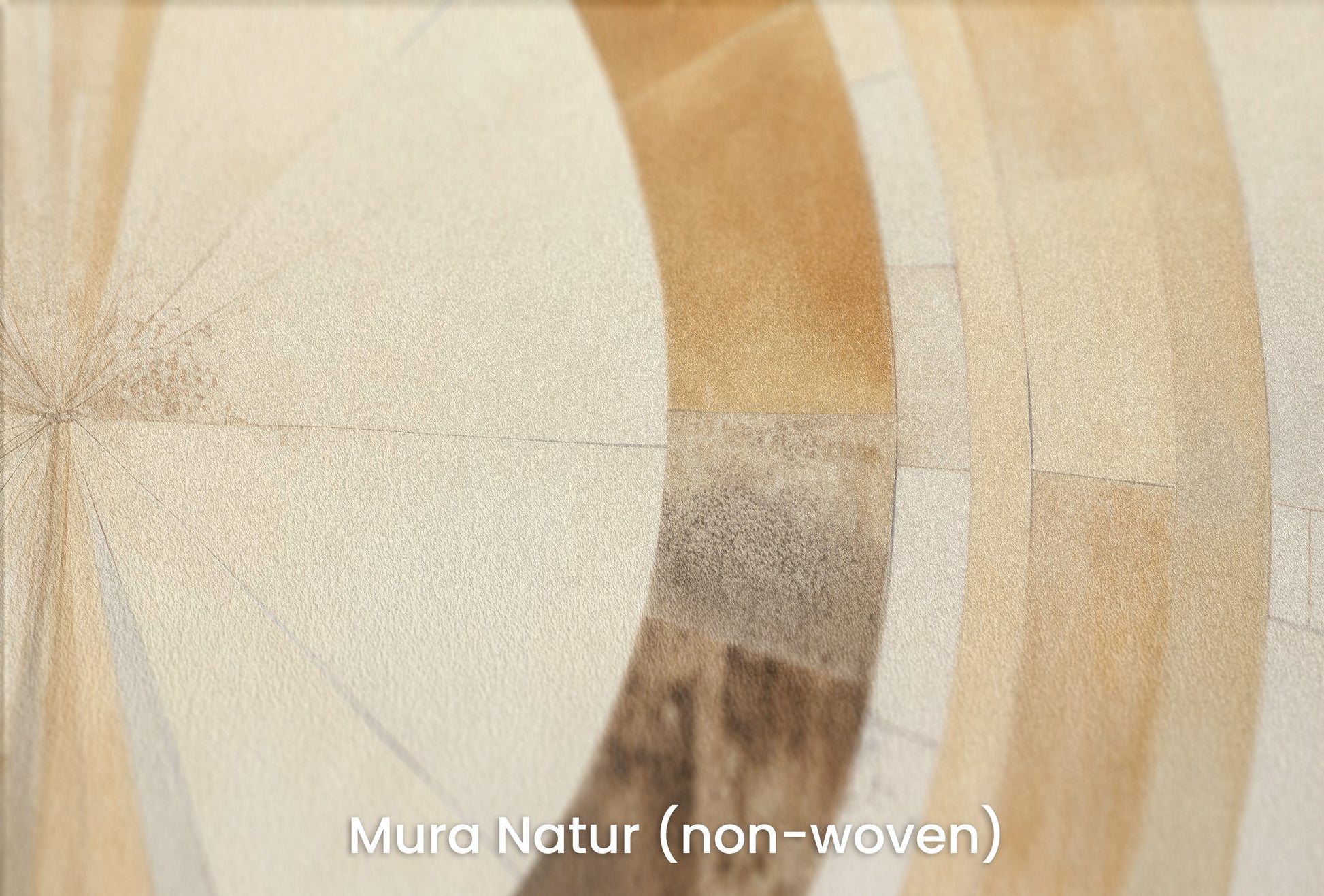 Zbliżenie na artystyczną fototapetę o nazwie SUN-KISSED MARBLE ARCH na podłożu Mura Natur (non-woven) - naturalne i ekologiczne podłoże.