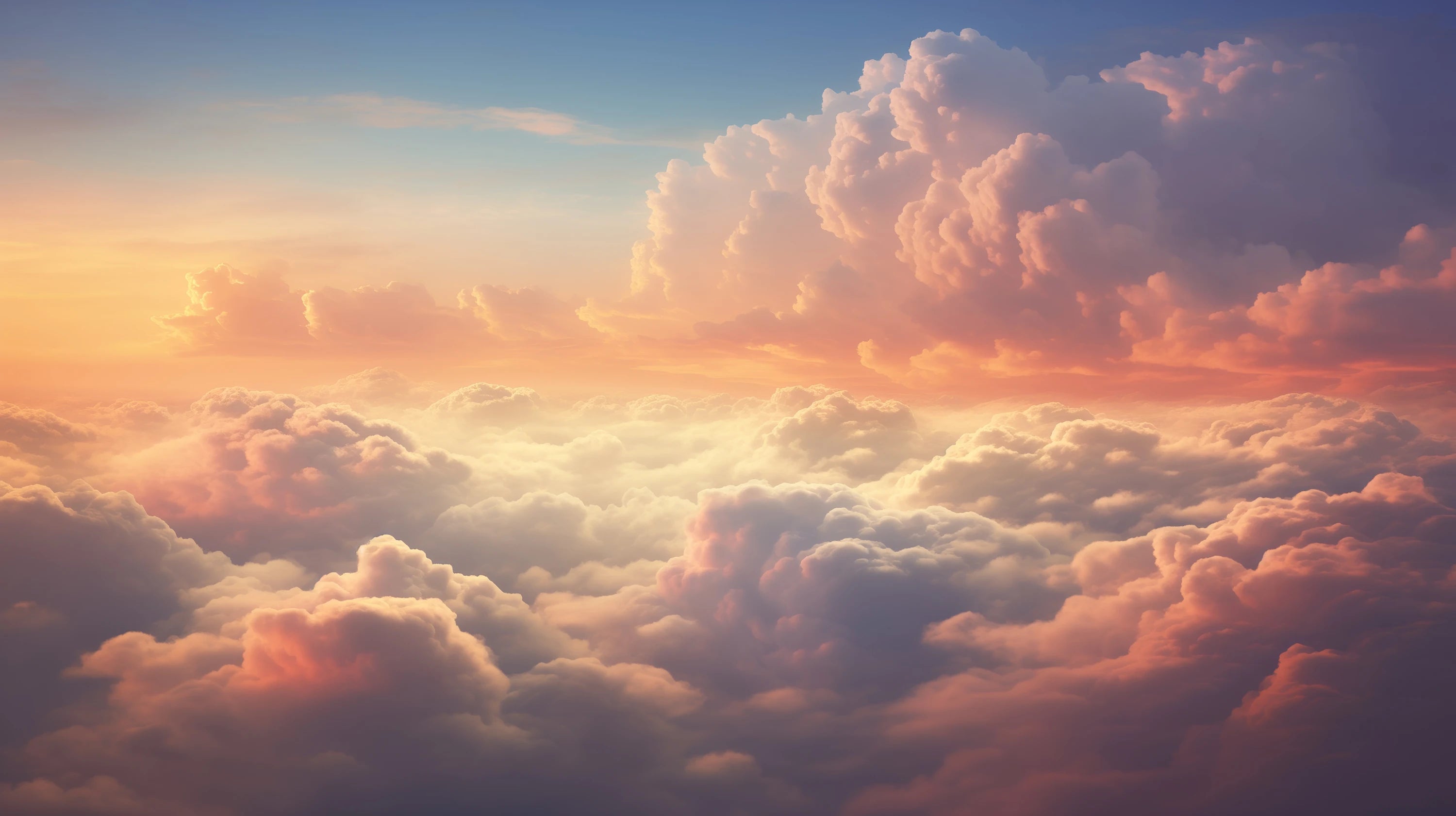 Podgląd wzoru: Prezentacja całego wzoru fototapety o nazwie Pastel Skies