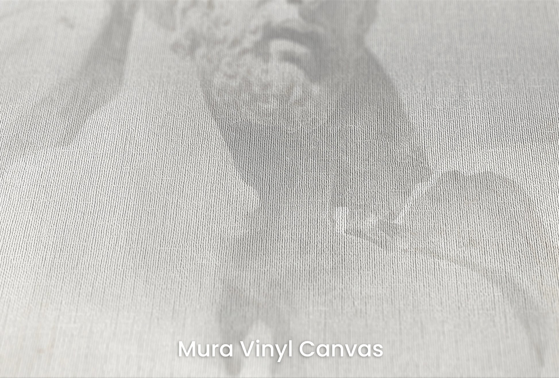 Zbliżenie na artystyczną fototapetę o nazwie Apollo's Gaze na podłożu Mura Vinyl Canvas - faktura naturalnego płótna.