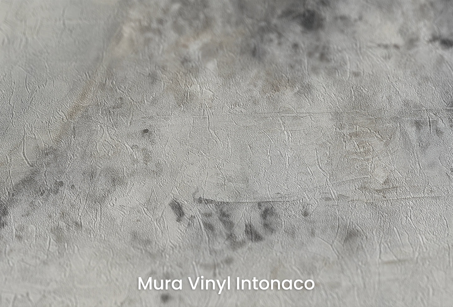 Zbliżenie na artystyczną fototapetę o nazwie Mercury's Shadow na podłożu Mura Vinyl Intonaco - struktura tartego tynku.