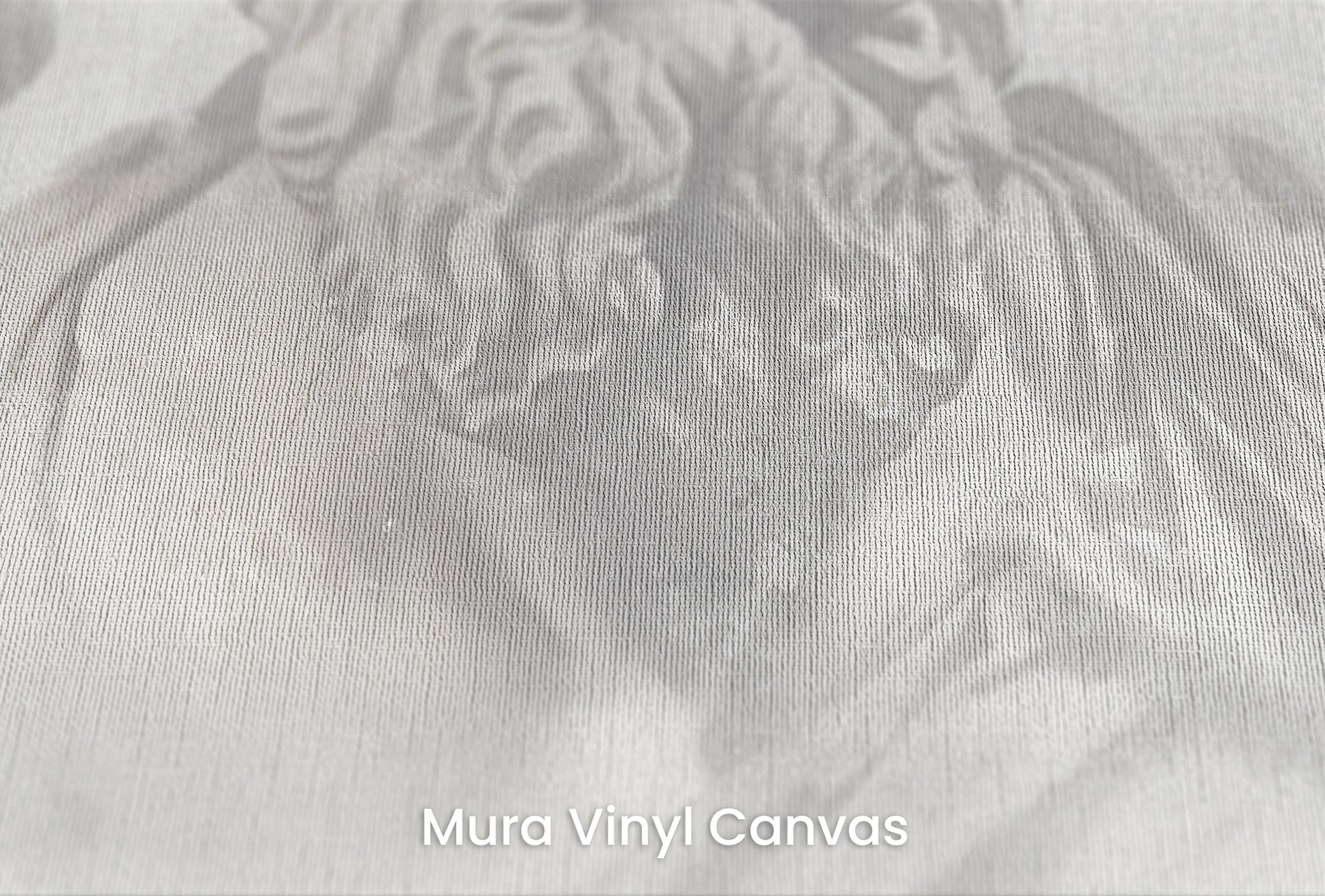 Zbliżenie na artystyczną fototapetę o nazwie Poseidon's Realm na podłożu Mura Vinyl Canvas - faktura naturalnego płótna.