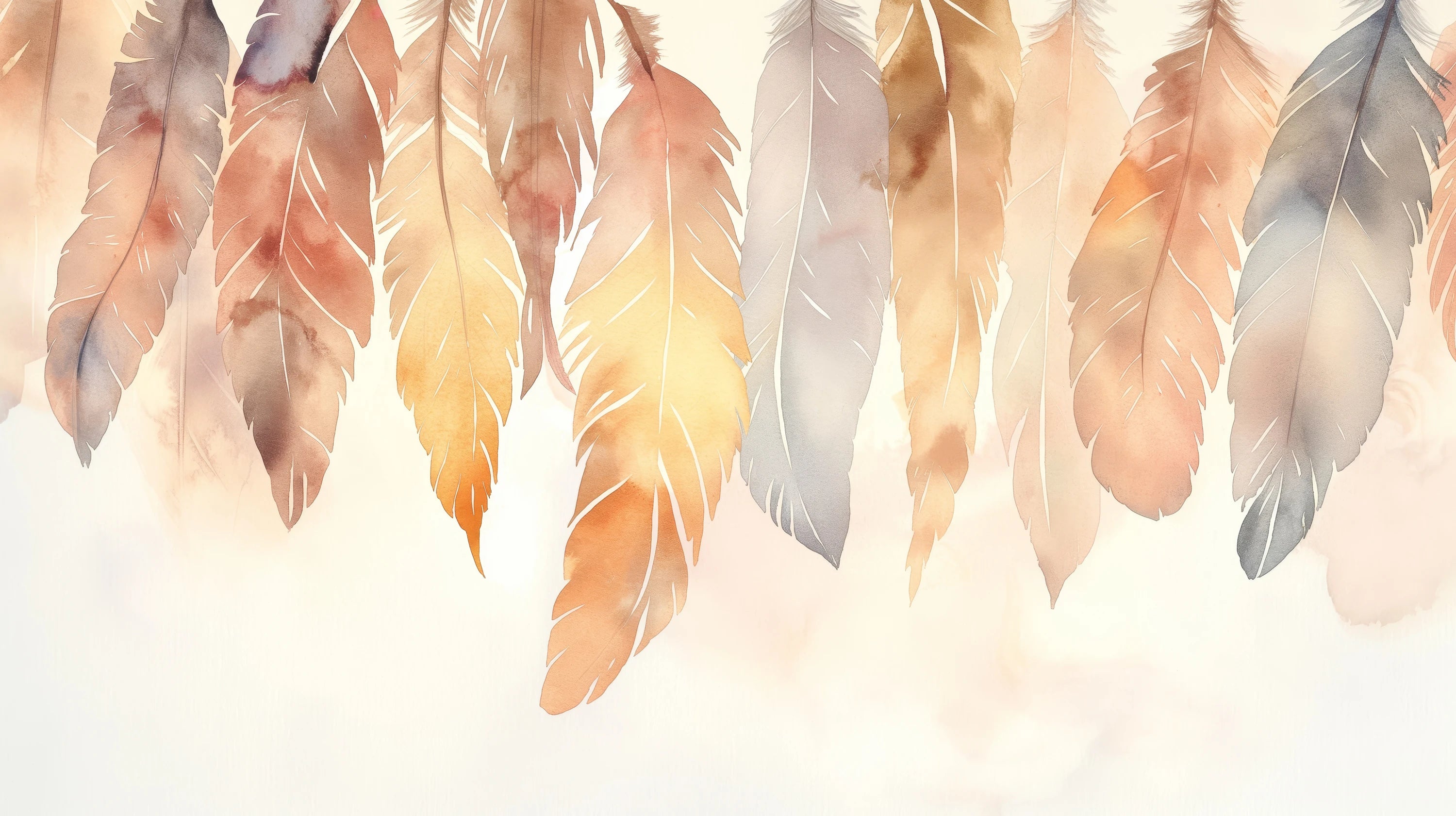 Mustervorschau: Prezentacja całego wzoru fototapety o nazwie Watercolor Hues