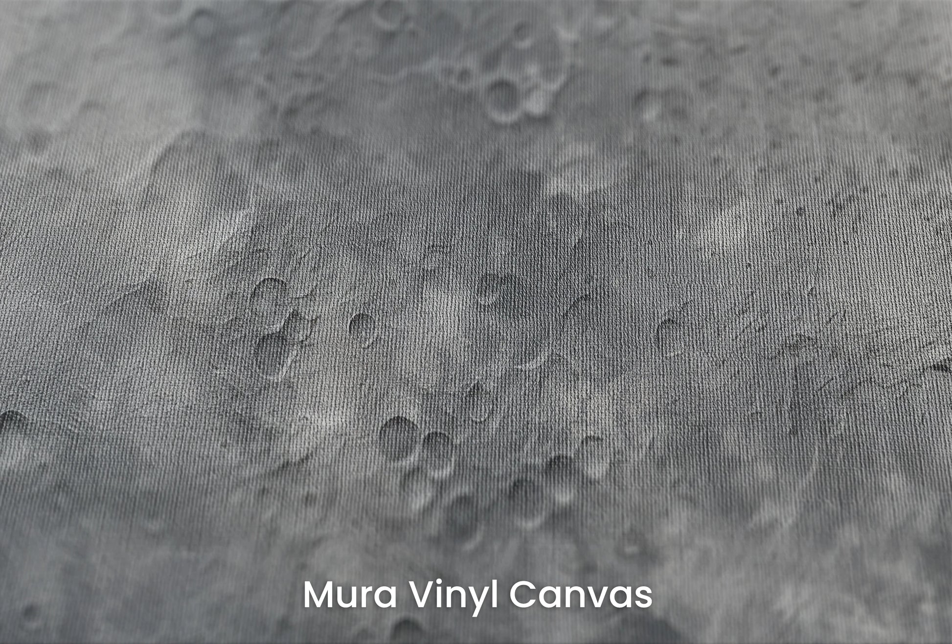 Zbliżenie na artystyczną fototapetę o nazwie Moon's Geography na podłożu Mura Vinyl Canvas - faktura naturalnego płótna.
