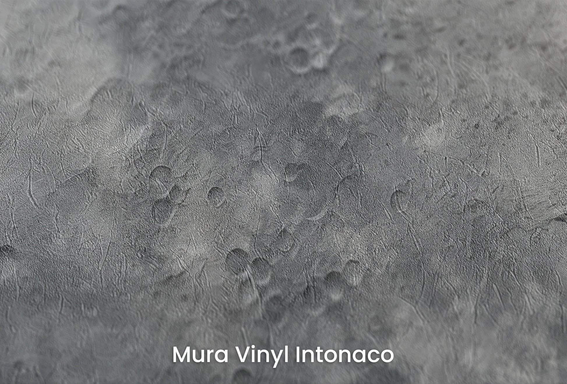 Zbliżenie na artystyczną fototapetę o nazwie Moon's Geography na podłożu Mura Vinyl Intonaco - struktura tartego tynku.
