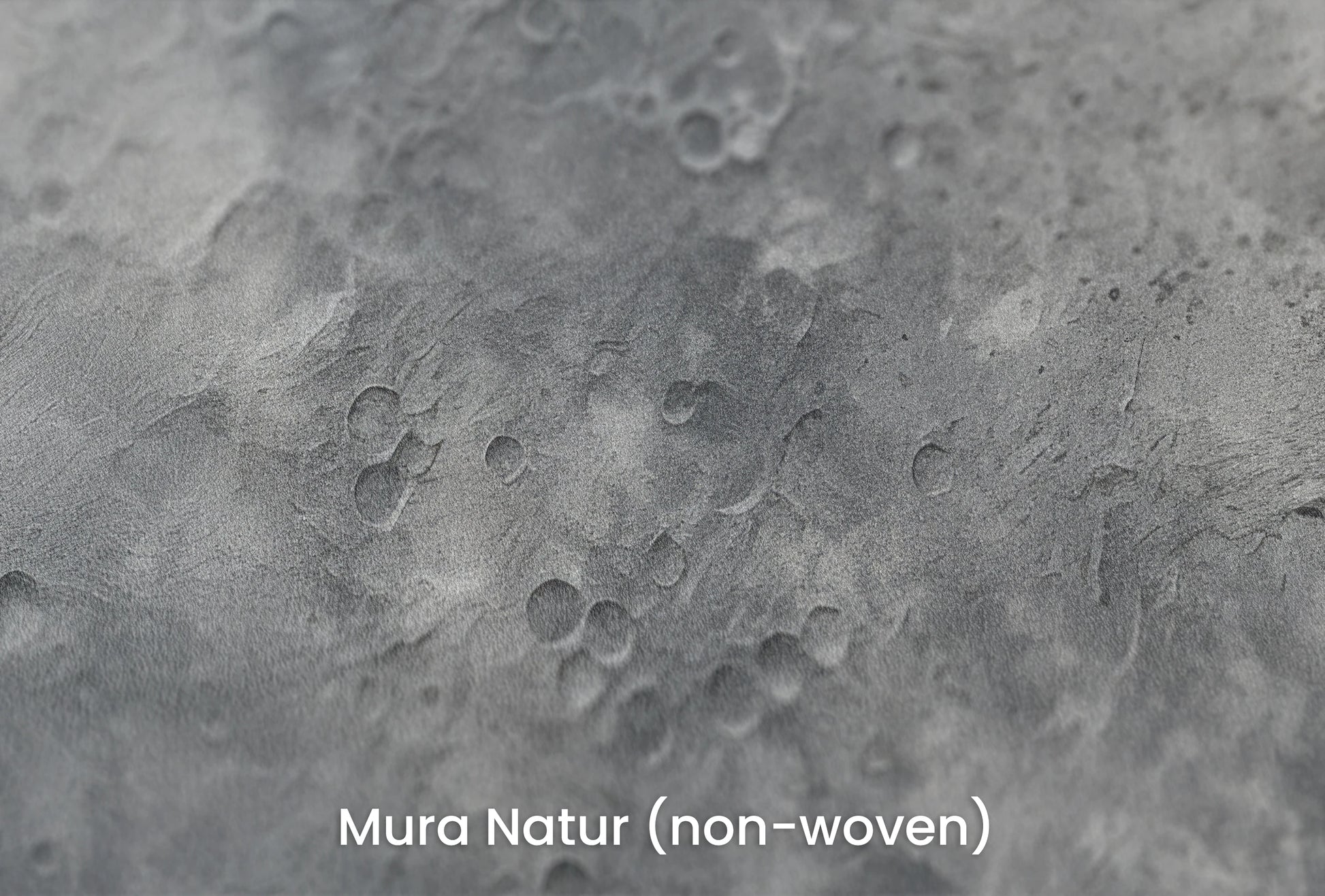 Zbliżenie na artystyczną fototapetę o nazwie Moon's Geography na podłożu Mura Natur (non-woven) - naturalne i ekologiczne podłoże.