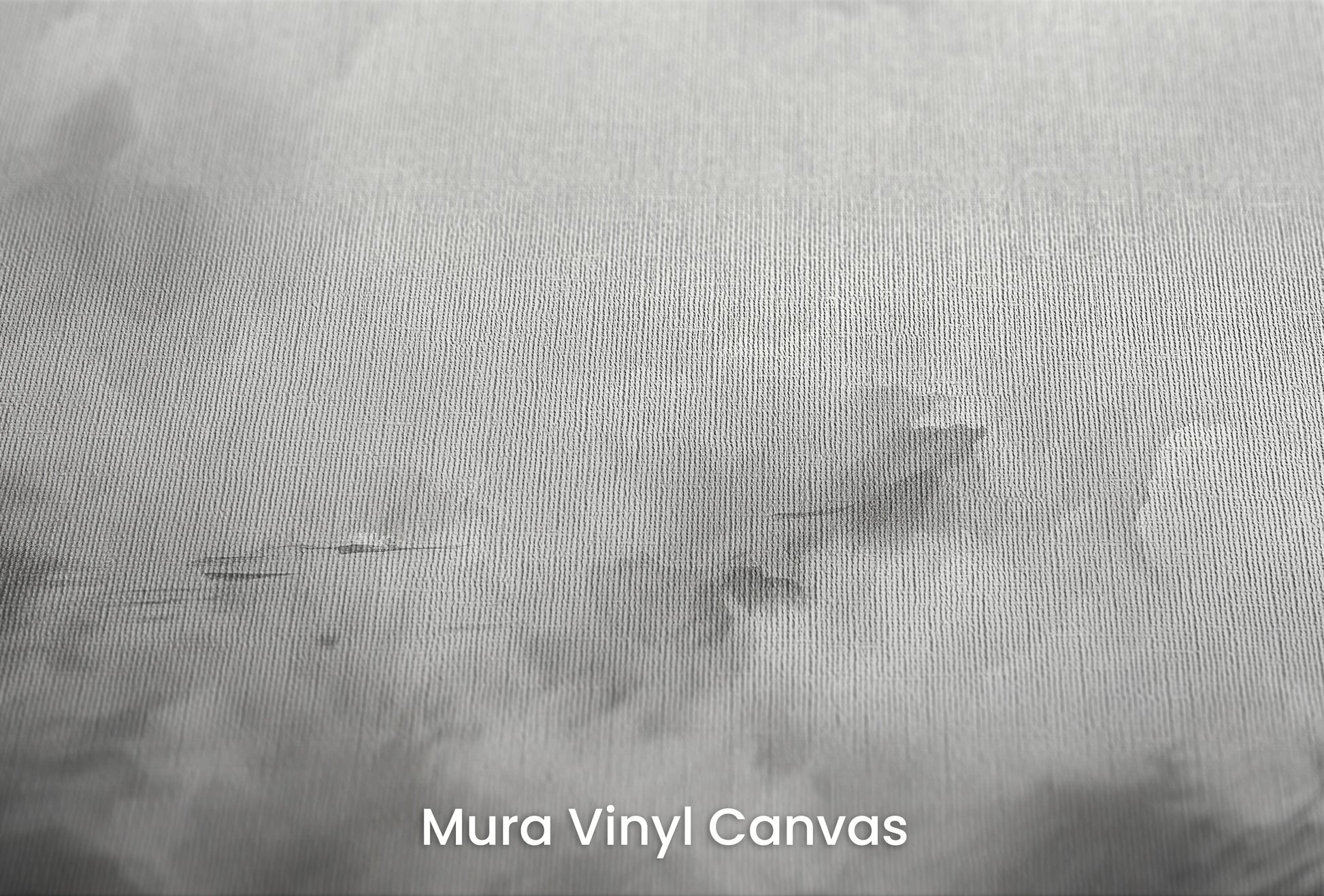 Zbliżenie na artystyczną fototapetę o nazwie Monochrome Whispers na podłożu Mura Vinyl Canvas - faktura naturalnego płótna.