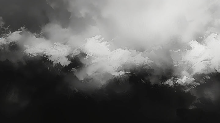 Prezentacja całego wzoru fototapety o nazwie Monochromatic Mood