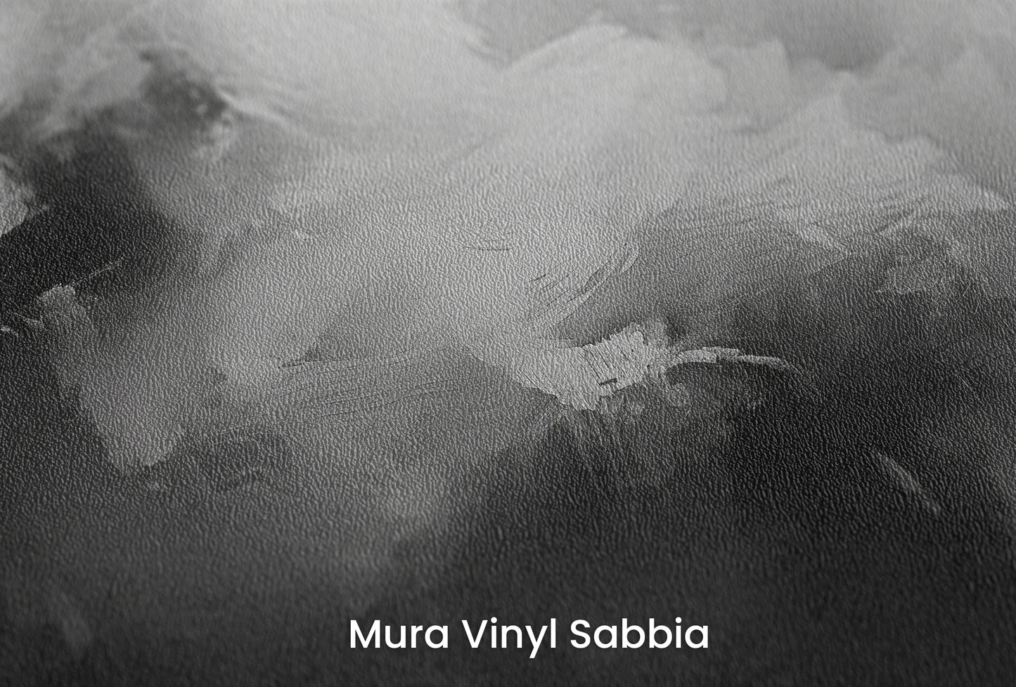 Zbliżenie na artystyczną fototapetę o nazwie Monochromatic Mood na podłożu Mura Vinyl Sabbia struktura grubego ziarna piasku.