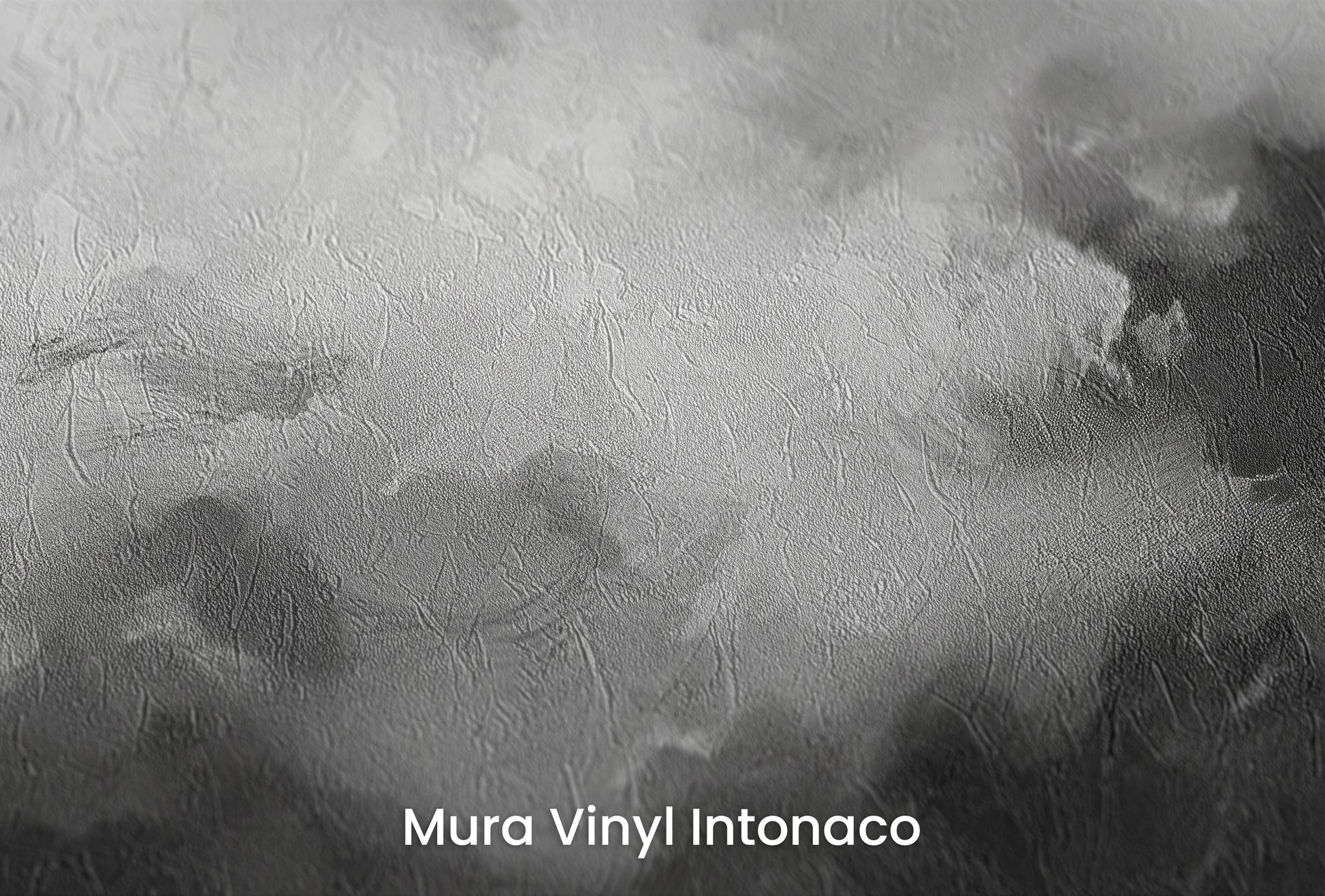 Zbliżenie na artystyczną fototapetę o nazwie Storm's Palette na podłożu Mura Vinyl Intonaco - struktura tartego tynku.