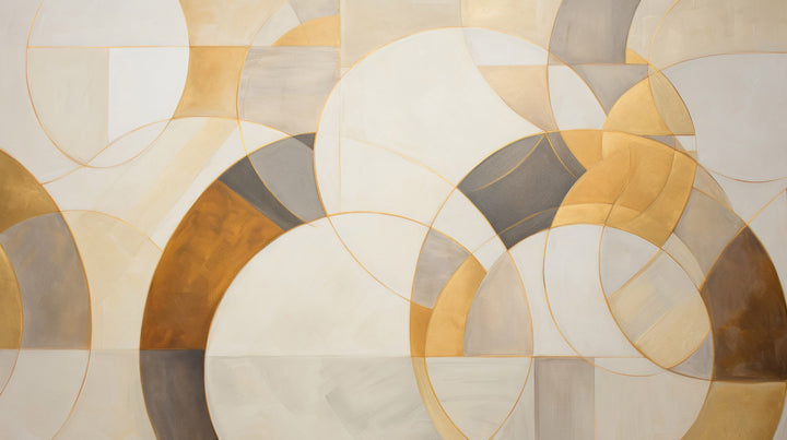 Prezentacja całego wzoru fototapety o nazwie GOLDEN SWIRL FUSION