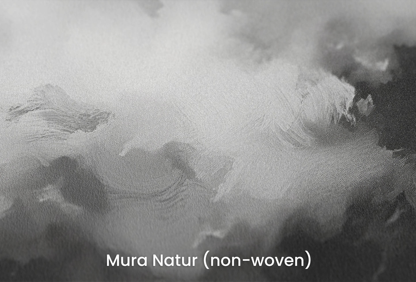 Zbliżenie na artystyczną fototapetę o nazwie Storm's Palette na podłożu Mura Natur (non-woven) - naturalne i ekologiczne podłoże.
