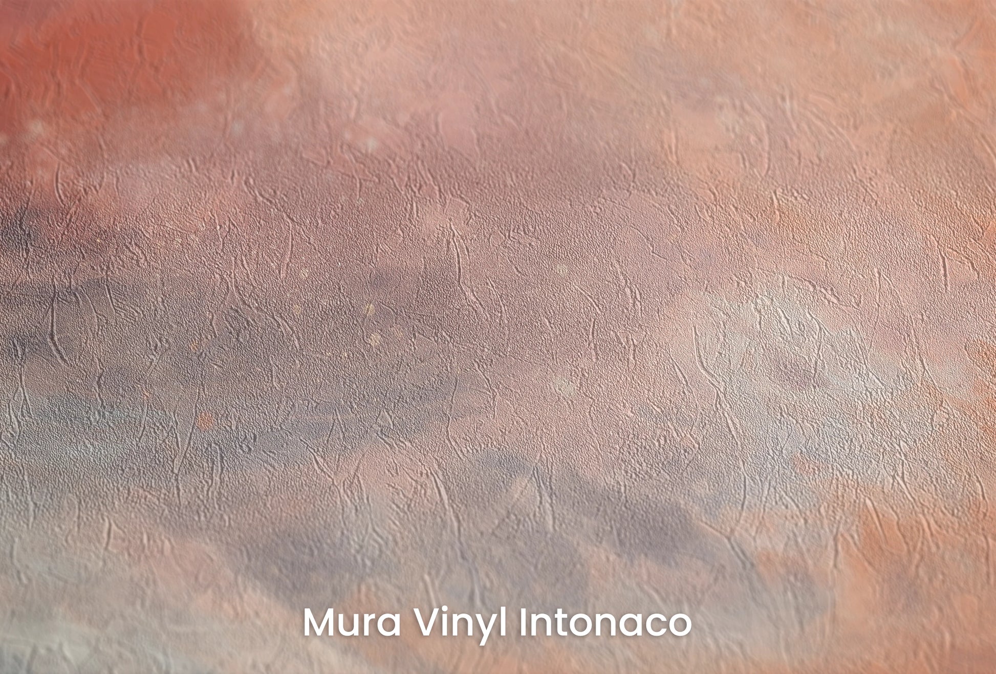Zbliżenie na artystyczną fototapetę o nazwie Monolith's Shadow na podłożu Mura Vinyl Intonaco - struktura tartego tynku.