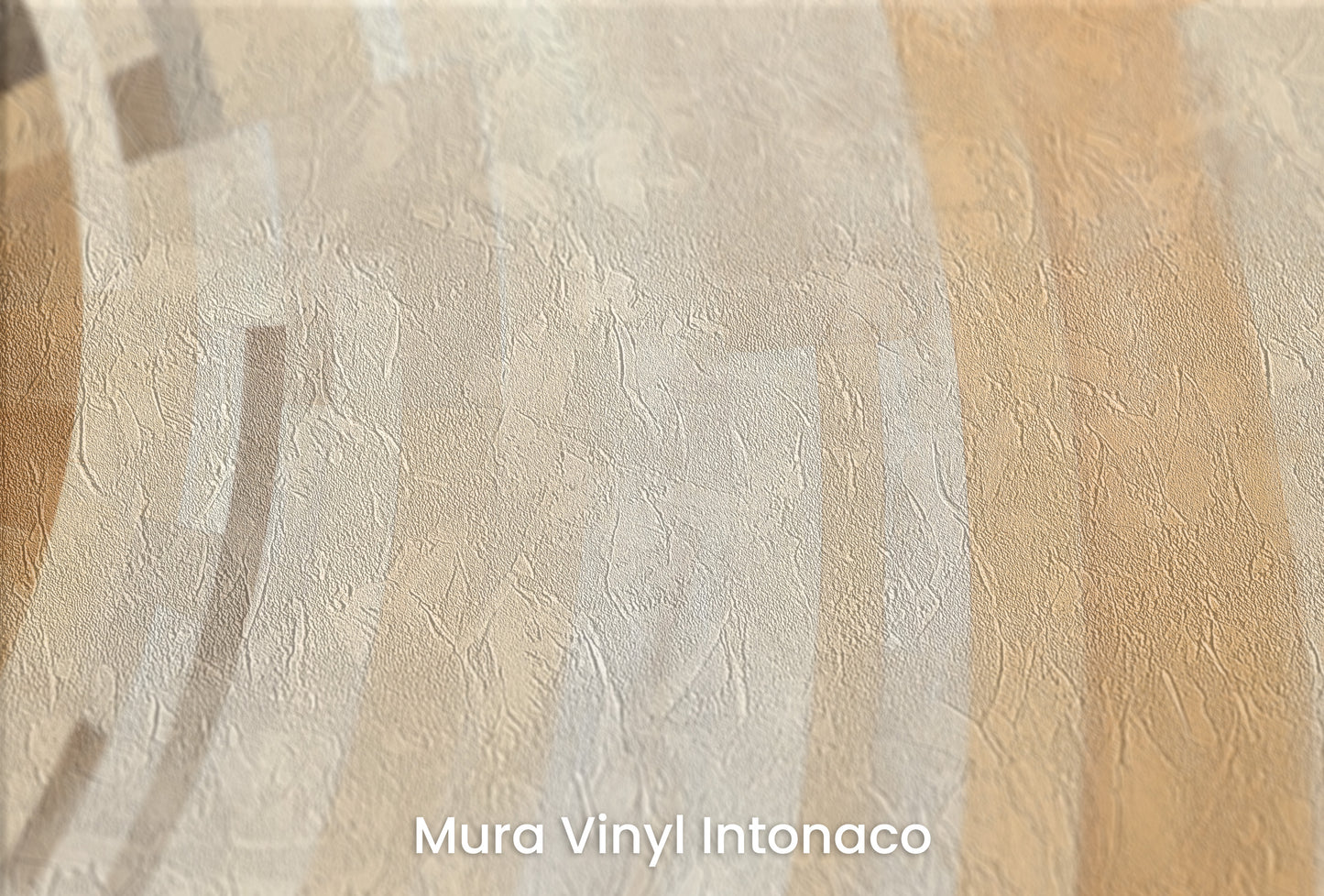 Zbliżenie na artystyczną fototapetę o nazwie SOLAR GLORY RAYS na podłożu Mura Vinyl Intonaco - struktura tartego tynku.