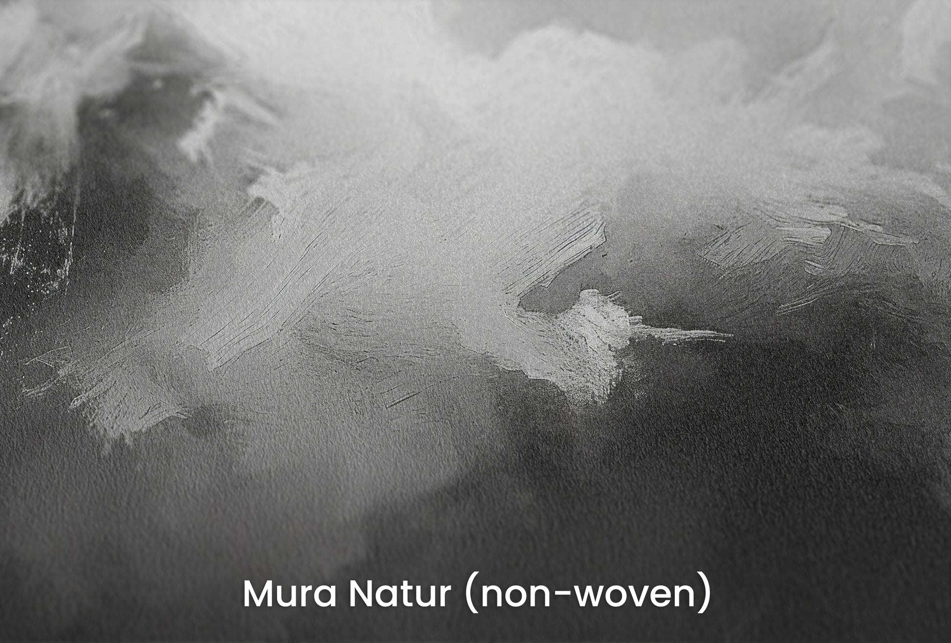 Zbliżenie na artystyczną fototapetę o nazwie Ethereal Forms na podłożu Mura Natur (non-woven) - naturalne i ekologiczne podłoże.