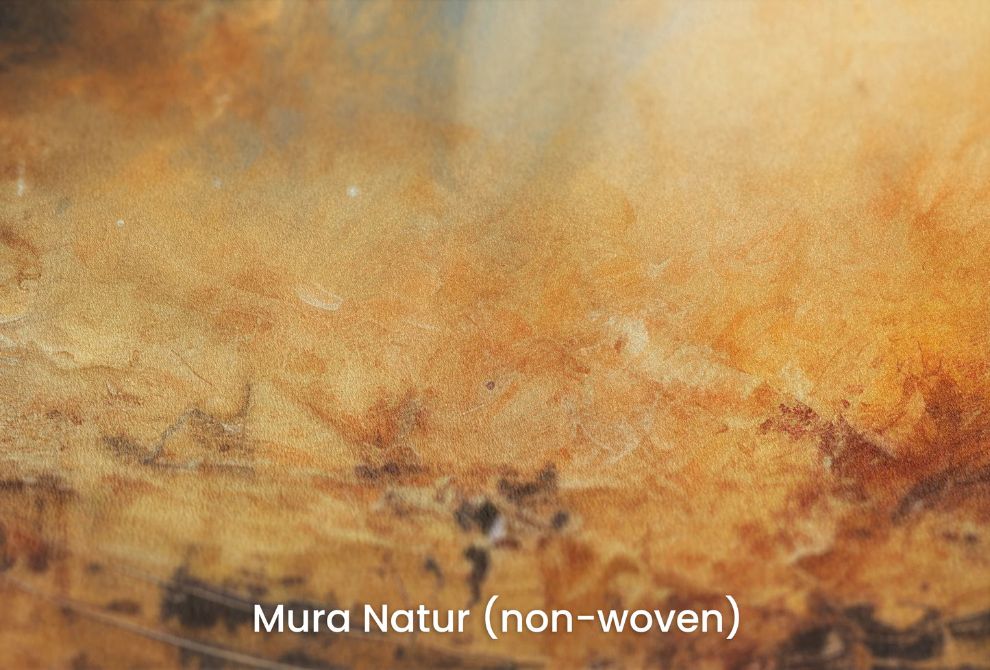 Zbliżenie na artystyczną fototapetę o nazwie Moonlit Glory na podłożu Mura Natur (non-woven) - naturalne i ekologiczne podłoże.
