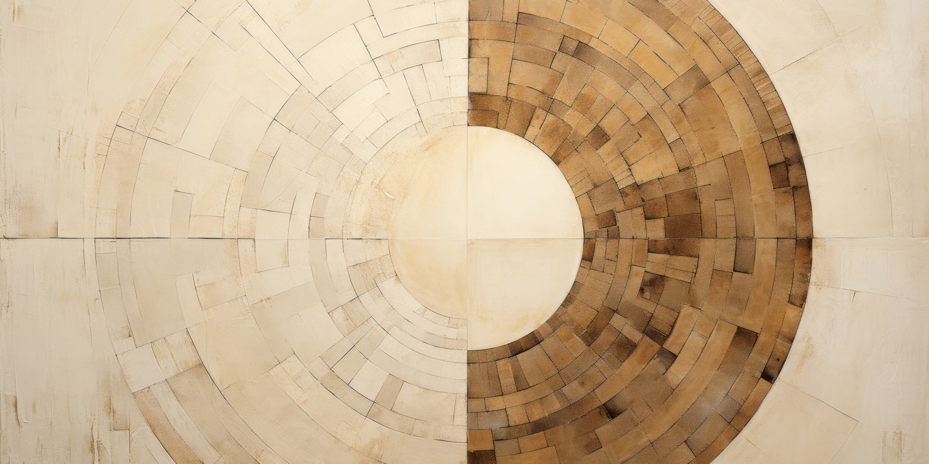 Podgląd wzoru: Prezentacja całego wzoru fototapety o nazwie SUNSTONE MAZE DESIGN
