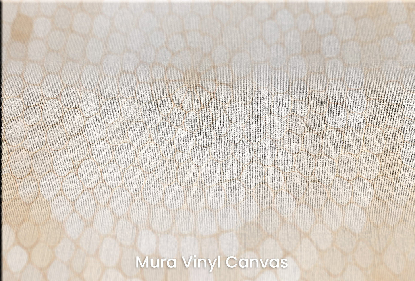 Zbliżenie na artystyczną fototapetę o nazwie HONEY SPARKLE na podłożu Mura Vinyl Canvas - faktura naturalnego płótna.