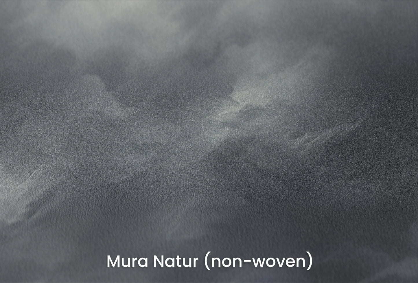 Zbliżenie na artystyczną fototapetę o nazwie Serene Monochrome na podłożu Mura Natur (non-woven) - naturalne i ekologiczne podłoże.